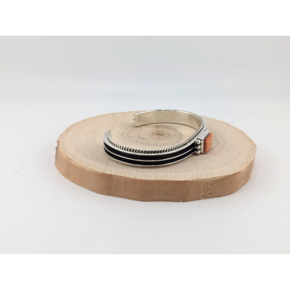 Native‎ American Bracelet Handmade and Signed Navajo Jewelry size 7 ***